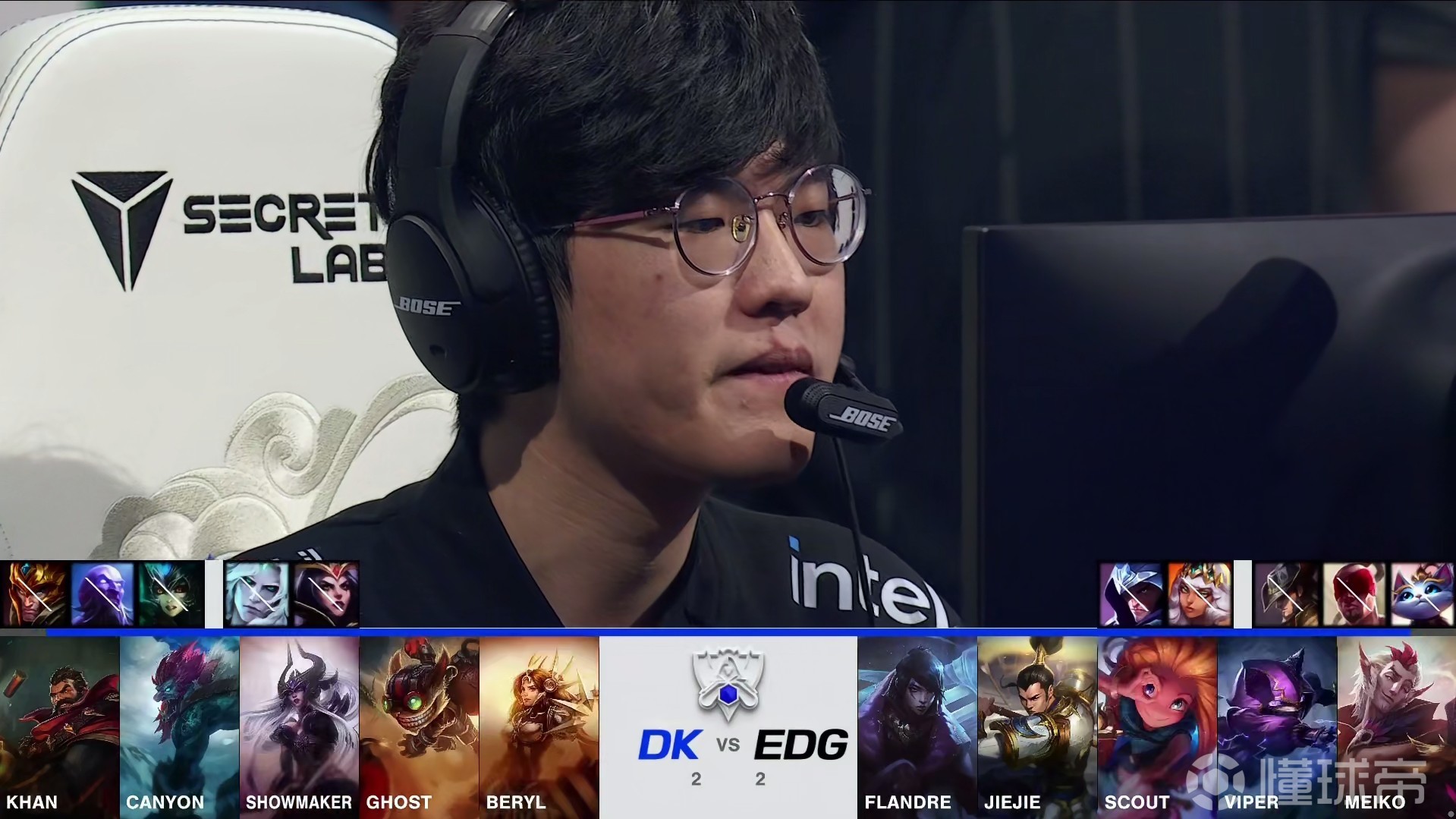 DK翻盘EDG，Hanssama团战一打五激烈交锋半决赛，强势挺进下一轮
